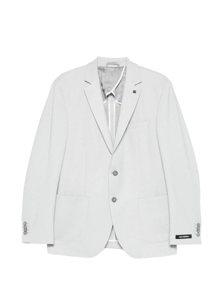  Karl Lagerfeld Single-breasted Blazer - Grey 