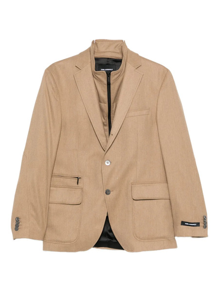  Karl Lagerfeld Single-breasted Blazer - Neutrals 