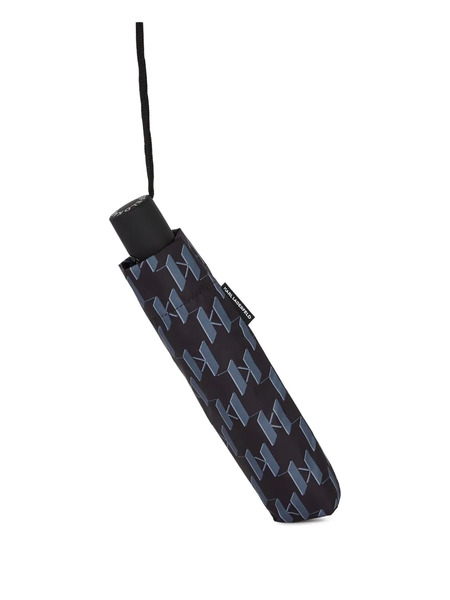  Karl Lagerfeld Small Monogram Umbrella - Black 