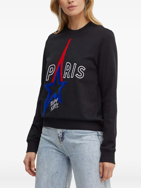  Karl Lagerfeld Star-motif Sweatshirt - Black 