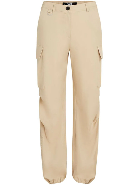  Karl Lagerfeld Straight-leg Cargo Trousers - Neutrals 