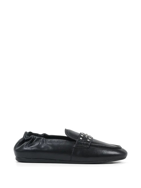  Karl Lagerfeld Studded Loafers - Black 
