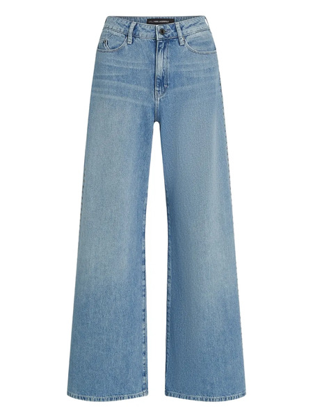  Karl Lagerfeld Studded-signature Jeans - Blue 