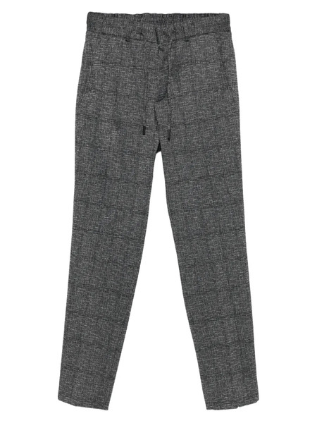  Karl Lagerfeld Textured Drawstring Trousers - Black 
