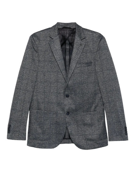  Karl Lagerfeld Textured Two-button Jacket - Blue 