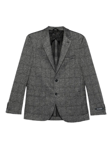  Karl Lagerfeld Textured Two-button Jacket - Grey 