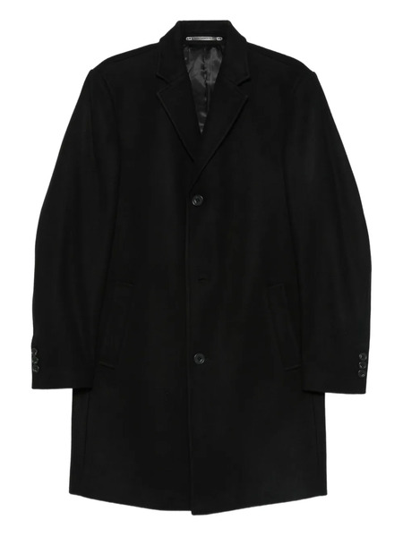  Karl Lagerfeld Wool Blend Single-breasted Coat - Black 