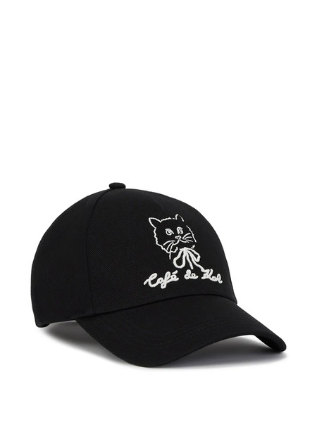  Karl Lagerfeld X Jorge Parra Choupette Cap - Black 