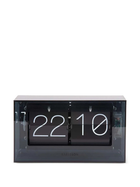  Karlsson Boxed-flip Clock - Black 
