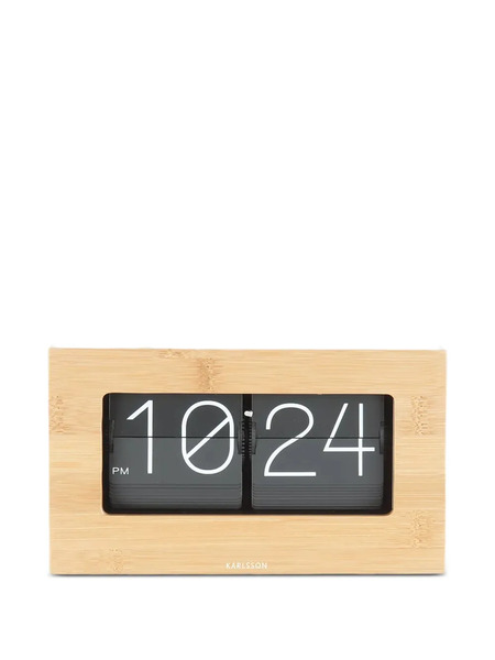  Karlsson Boxed Flip Clock - Black 