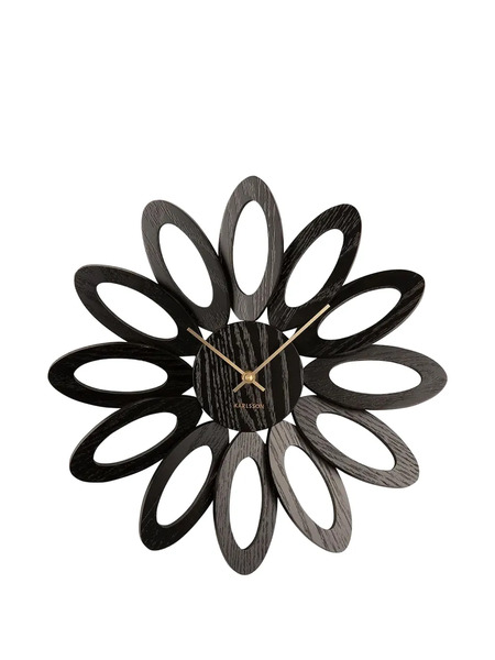  Karlsson Fiore Wall Clock - Black 