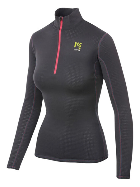  Karpos Croda Light W Half-zip Mock-neck Sweatshirt - Grey 