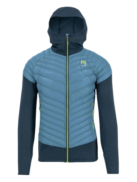  Karpos Sass De Mura Hooded Quilted Jacket - Blue 