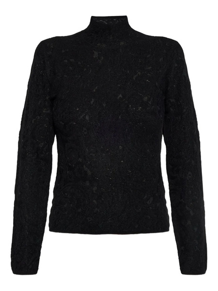  Kate Spade Knitted Turtleneck Top - Black 