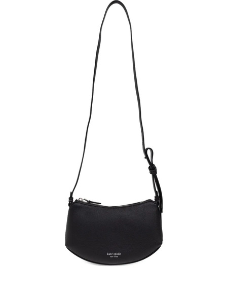  Kate Spade Loop Zip-leather Crossbody Bag - Black 