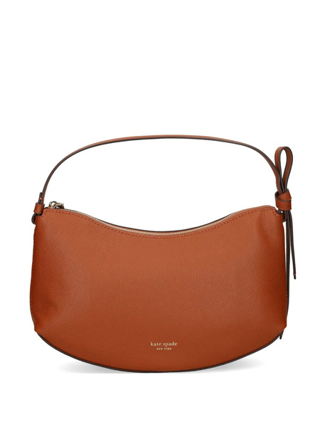  Kate Spade Loop Zip Leather Shoulder Bag - Brown 