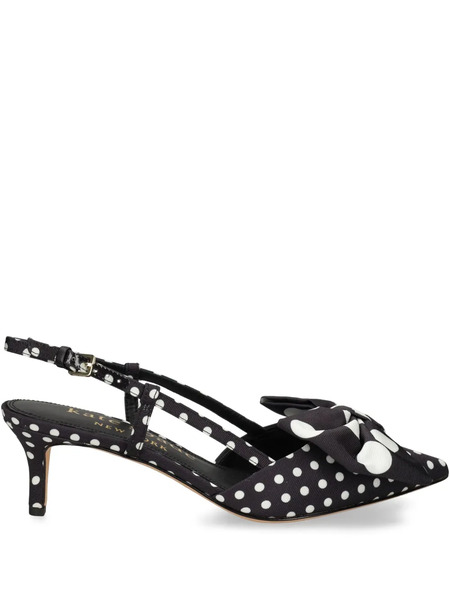  Kate Spade 50mm Leather Pumps - Black 