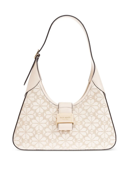  Kate Spade Nouveau Floral-jacquard Shoulder Bag - Neutrals 