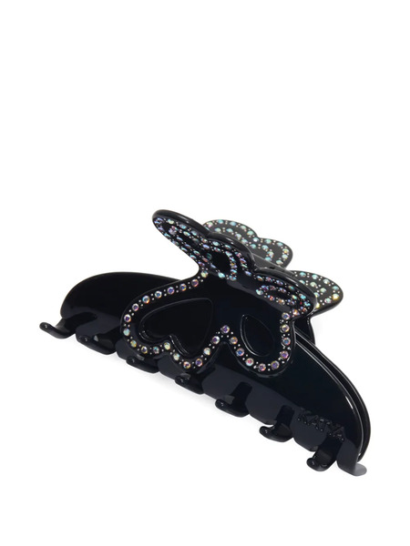  Katya Butterfly Embellished Hair Clip - Noir 