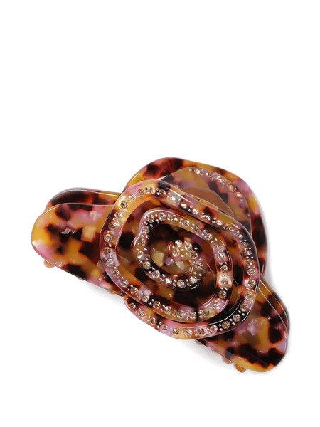  Katya Crystal-embellished Hair Clip - Pink 