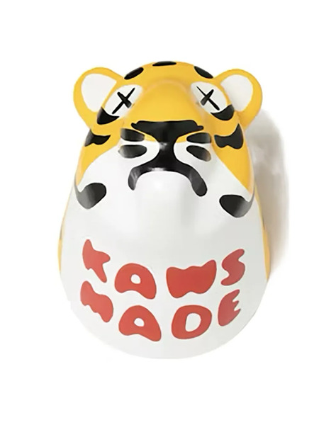 Kaws X Human Made Tiger Pulp Figure - Yellow 