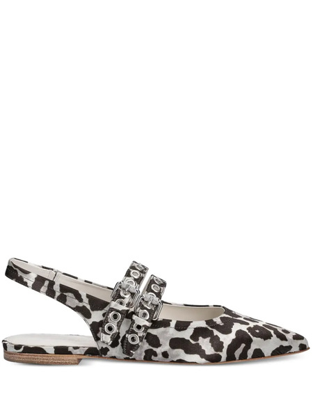  Kennel & Schmenger Greta Double-buckle Flats - White 