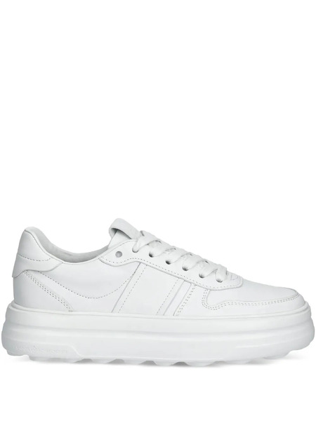  Kennel & Schmenger Lace-up Flatform Sneakers - White 