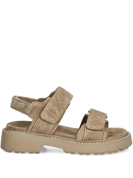  Kennel & Schmenger Quilted Strap Sandals - Neutrals 