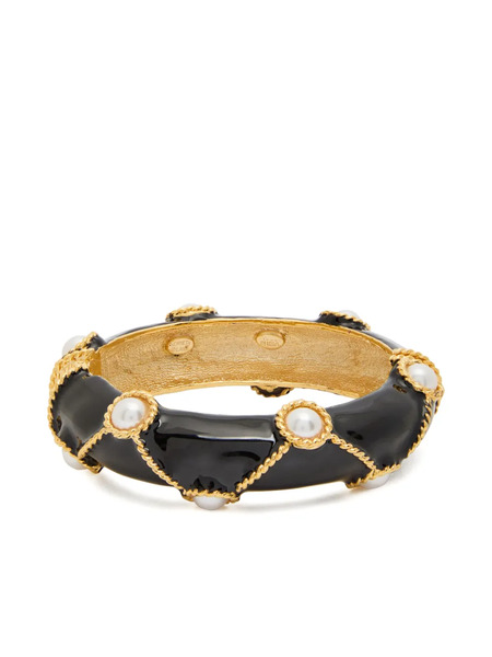  Kenneth Jay Lane Braided-detail Bracelet - Gold 