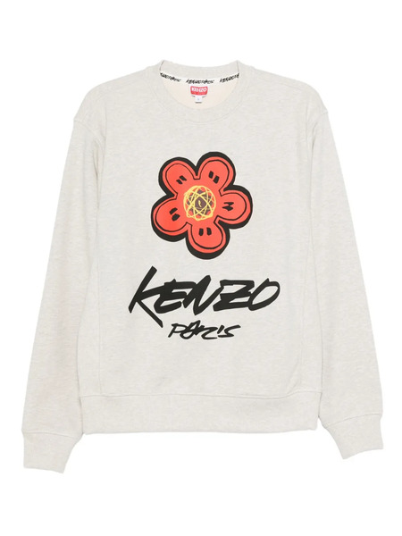  Kenzo Boke Flower-print Sweatshirt - Neutrals 