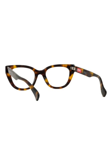  Kenzo Boke Flower Tortoiseshell-effect Cat-eye Glasses - Brown 