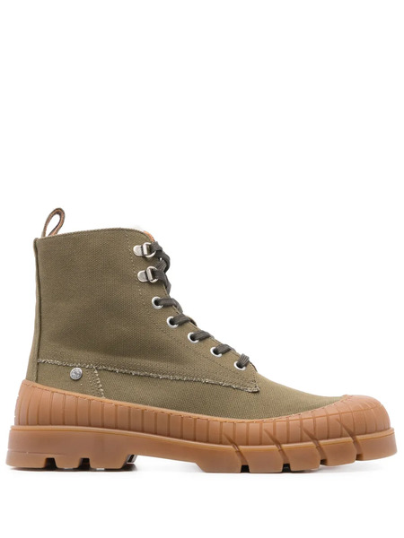  Kenzo Canvas Boots - Green 