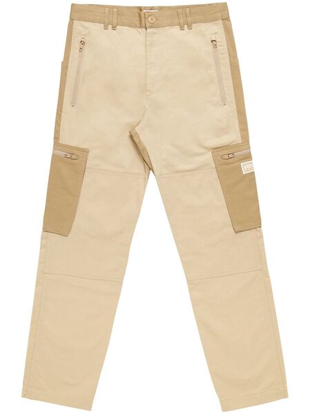  Kenzo Cargo Slim Trousers - Neutrals 