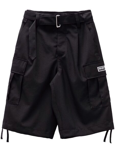  Kenzo Cargo Tailored Shorts - Black 