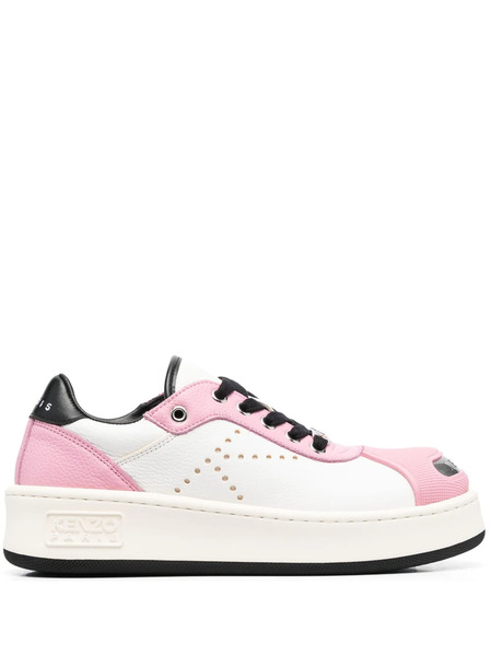  Kenzo Contrasting-toecap Low-top Sneakers - Pink 