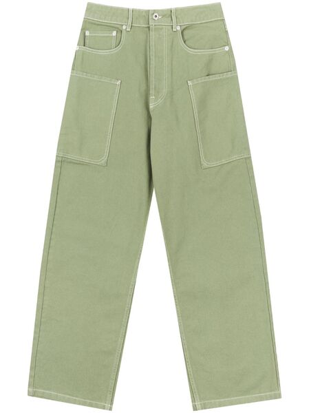  Kenzo Elephant Flag green Cargo Pants 