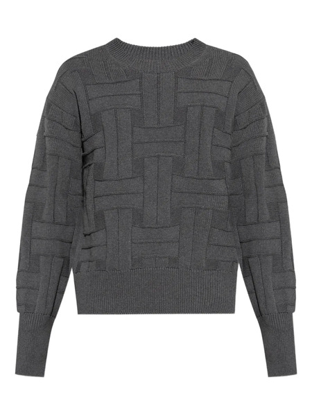  Kenzo Embossed-knit Sweater - Grey 