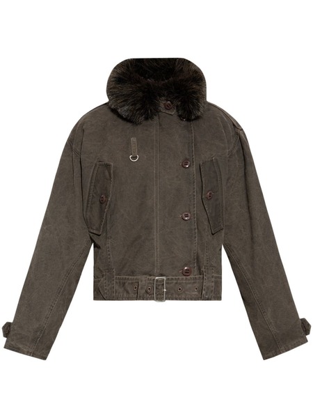  Kenzo Faux Fur Jacket - Grey 