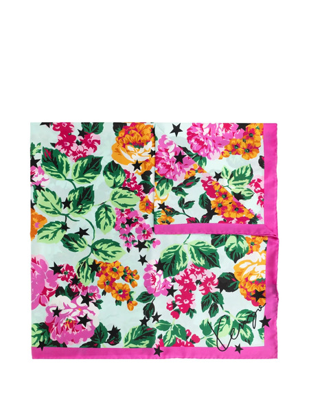  Kenzo Floral-print Scarf - Blue 