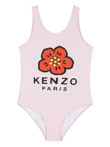  Kenzo Kids Boke Flower Swimsuit - Pink 