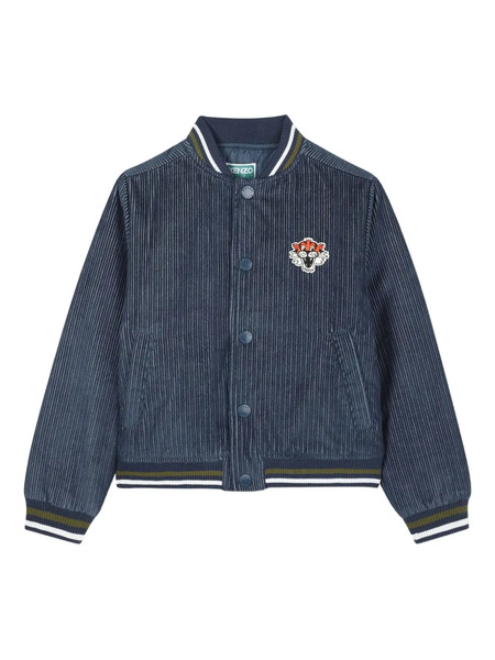  Kenzo Kids Corduroy Bomber Jacket - Blue 