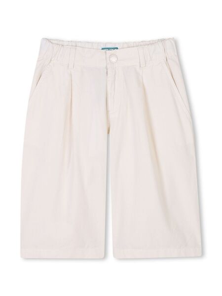  Kenzo Kids Cotton Bermuda Shorts - Neutrals 