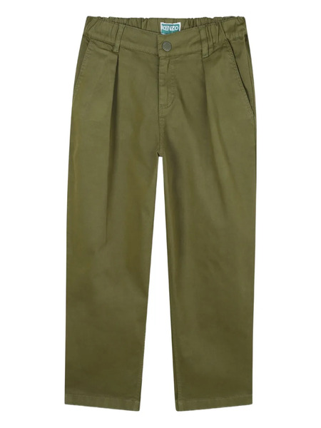  Kenzo Kids Elasticated-waist Trousers - Green 