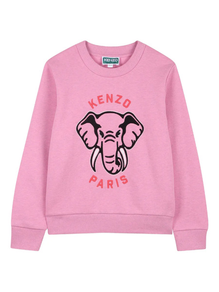  Kenzo Kids Elephant Graphic Sweatshirt - Pink 