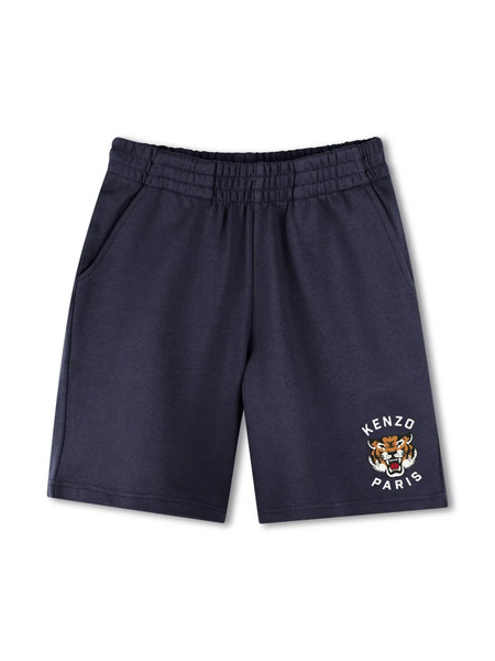  Kenzo Kids Festive Track Shorts - Blue 