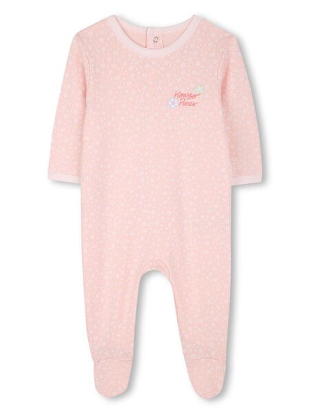  Kenzo Kids Floral-print Pajamas - Pink 