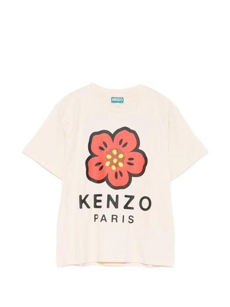  Kenzo Kids Floral Print T-shirt - Neutrals 
