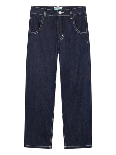  Kenzo Kids High-waisted Jeans - Blue 