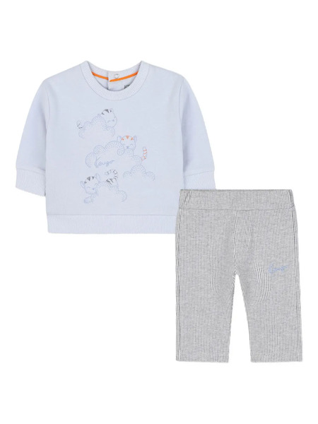  Kenzo Kids Jersey Trousers Set - Blue 