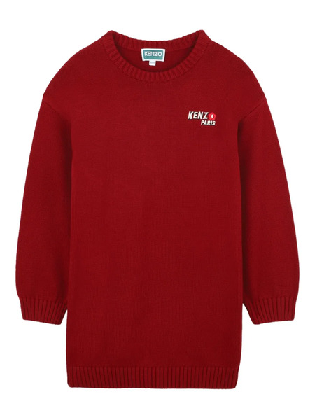  Kenzo Kids Knitted Dress - Red 